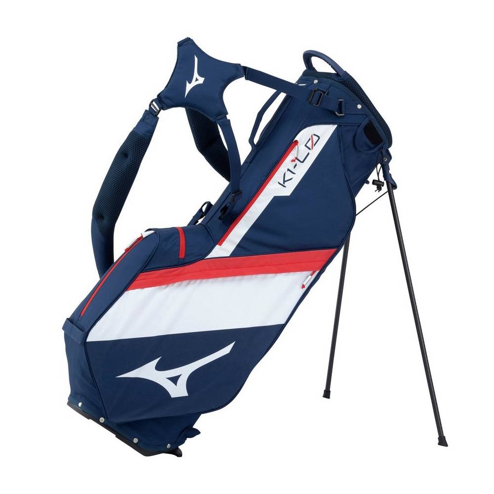 Bolsa Mizuno K1-L0 Stand Hombre Azul Marino/Rojas Ofertas SRYB-47309